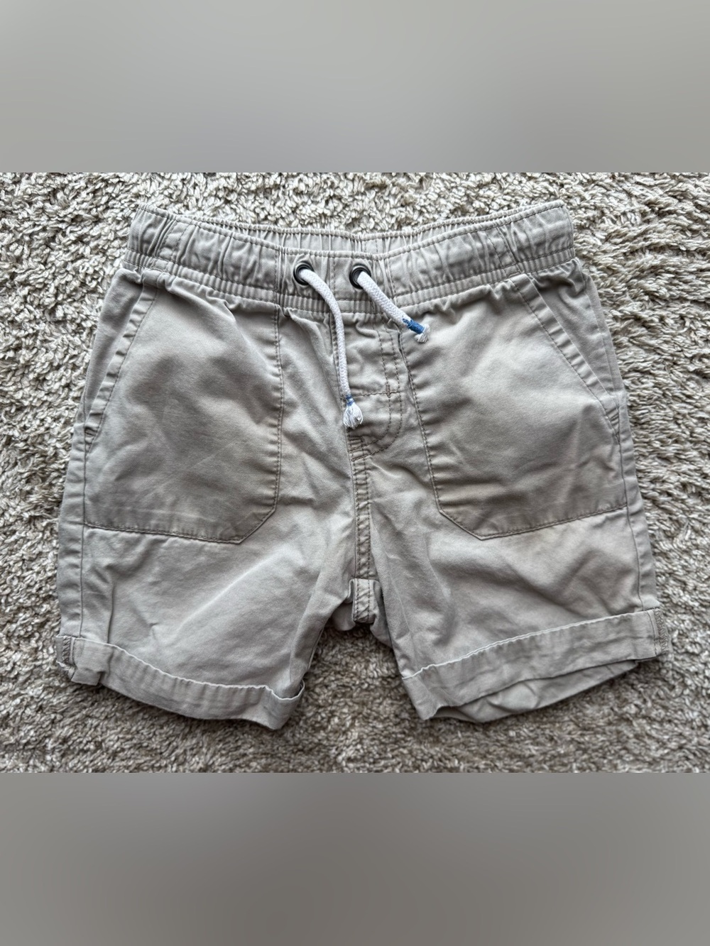 Cat & Jack 3T Toddler Boys Pull-On Shorts Beige Khaki